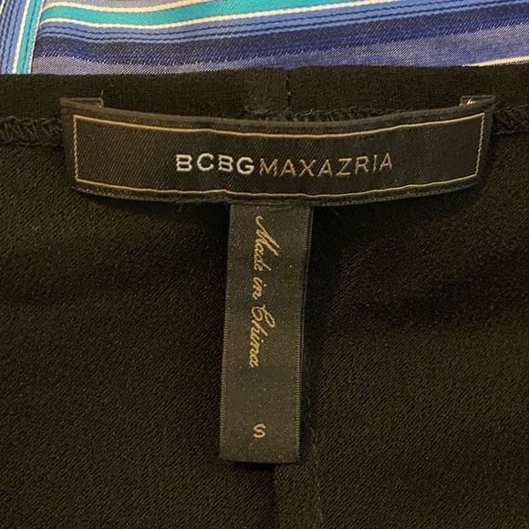 BCBGMaxAzria Astrella High Low Lace Slip Dress Black Cream Womens Size Small - Picture 6 of 6